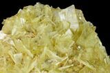 4.7" Yellow Barite Crystal Cluster - Peru - #169088-2